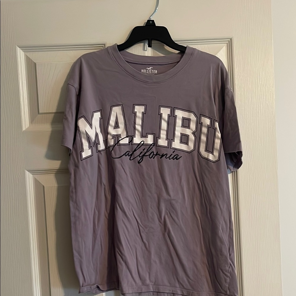 Hollister Purple Short Sleeve Tee Casual Style